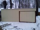 Гараж пенал металлический ракушка (3 фотографии)